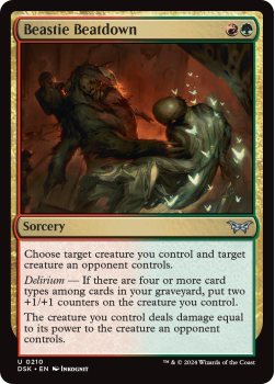 Beastie Beatdown (FOIL) single card from Magic the Gathering