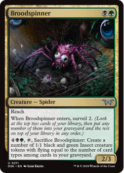 Broodspinner single card from Magic the Gathering