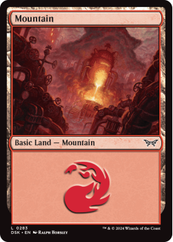 Mountain single card from Magic the Gathering