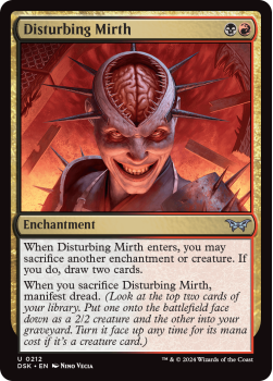 Disturbing Mirth single card from Magic the Gathering