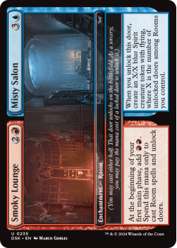 Smoky Lounge // Misty Salon single card from Magic the Gathering