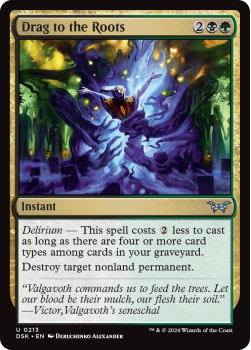 Drag to the Roots single card from Magic the Gathering
