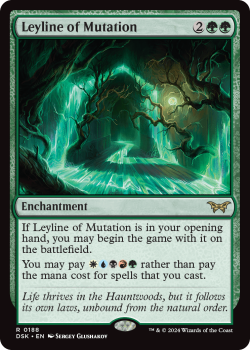 Leyline of Mutation single card from Magic the Gathering