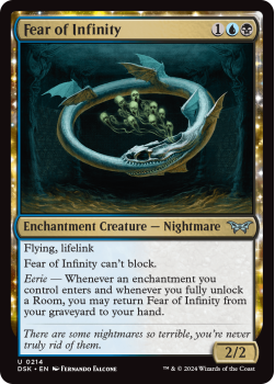 Fear of Infinity single card from Magic the Gathering