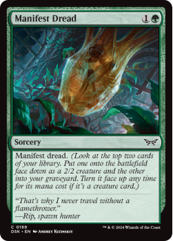 Manifest Dread (FOIL) single card from Magic the Gathering