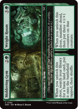 Moldering Gym // Weight Room (FOIL) single card from Magic the Gathering