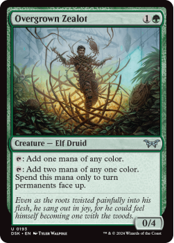 Overgrown Zealot single card from Magic the Gathering