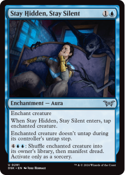 Stay Hidden, Stay Silent (MONSTER) (FOIL) single card from Magic the Gathering