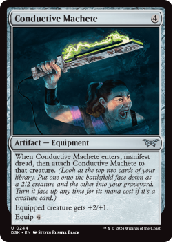 Conductive Machete (FOIL) single card from Magic the Gathering