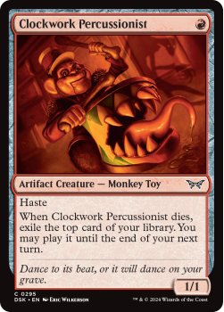 Clockwork Percussionist (MONSTER) (FOIL) single card from Magic the Gathering