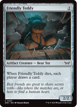 Friendly Teddy (FOIL) single card from Magic the Gathering