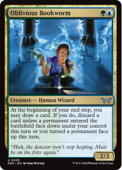 Oblivious Bookworm (FOIL) single card from Magic the Gathering