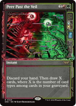 Peer Past the Veil (SHOWCASE) single card from Magic the Gathering