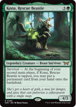 Kona, Rescue Beastie (MONSTER) single card from Magic the Gathering