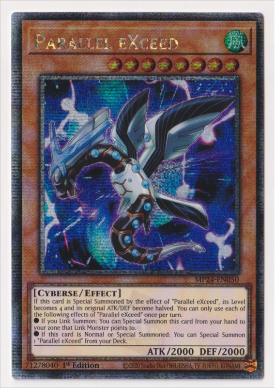Parallel eXceed (Quarter Century Secret Rare) : MP24-EN050 - Yu-Gi-Oh ...
