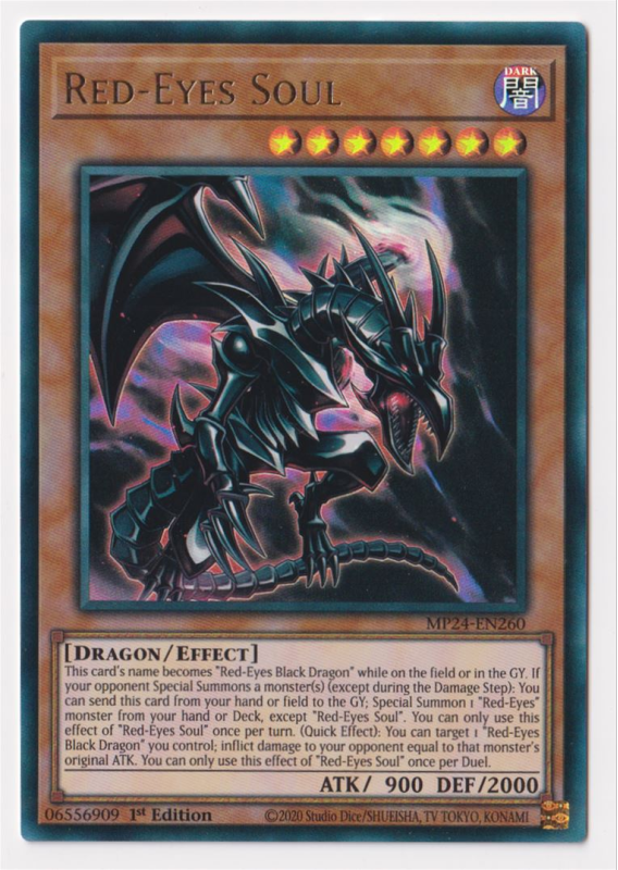 Red-Eyes Soul (Ultra Rare) : MP24-EN260 - Yu-Gi-Oh! Single Card Red-Eyes Soul (Ultra Rare) : MP24-EN260 - Yu-Gi-Oh! Single Card