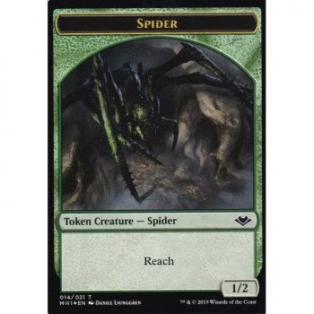 Spider (FOIL) : MODERN HORIZONS TOKEN (FOIL) 14/21 - Magic the Gathering Single Card
