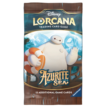 Disney Lorcana Azurite Sea Booster Pack (12 Cards)