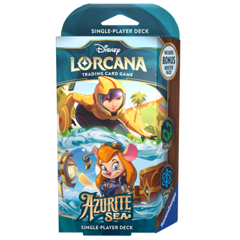 Disney Lorcana Azurite Sea Starter Set - GoGo Tomago and Gadget Hackwrench