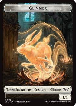 Manifest // Glimmer Token : 0019 DUSKMOURN: HOUSE OF HORROR - Magic the Gathering Single Card