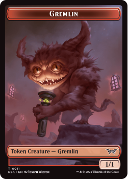 Gremlin Token : 0011 DUSKMOURN: HOUSE OF HORROR - Magic the Gathering Single Card