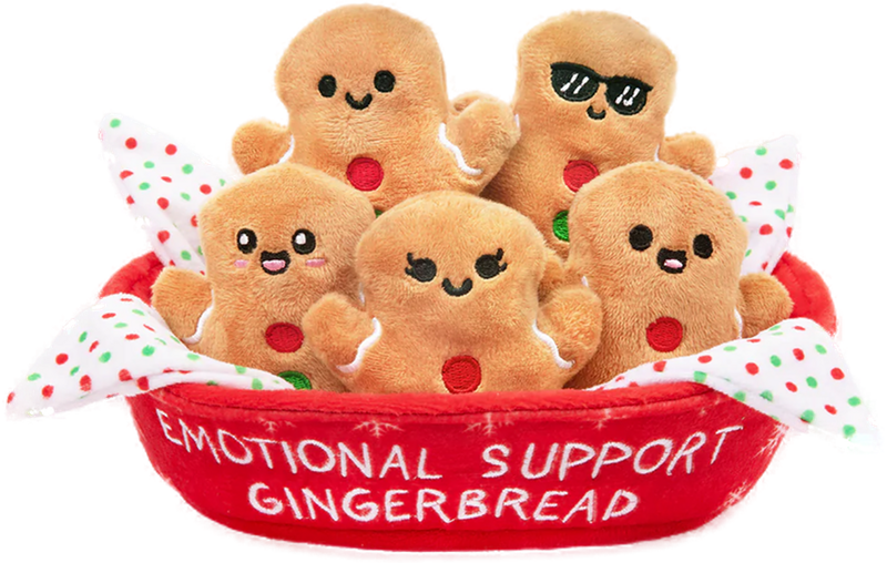 Emotional Support Gingerbread Plush Toy Chaos Cards - Main Image
