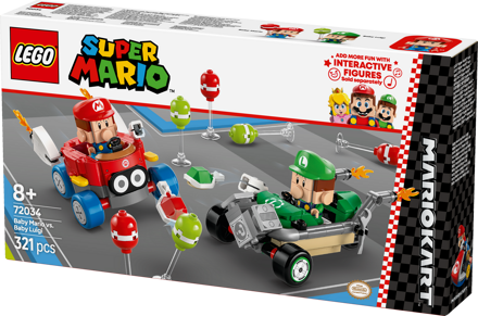 LEGO® Super Mario: Mario Kart – Baby Mario vs. Baby Luigi (72034)