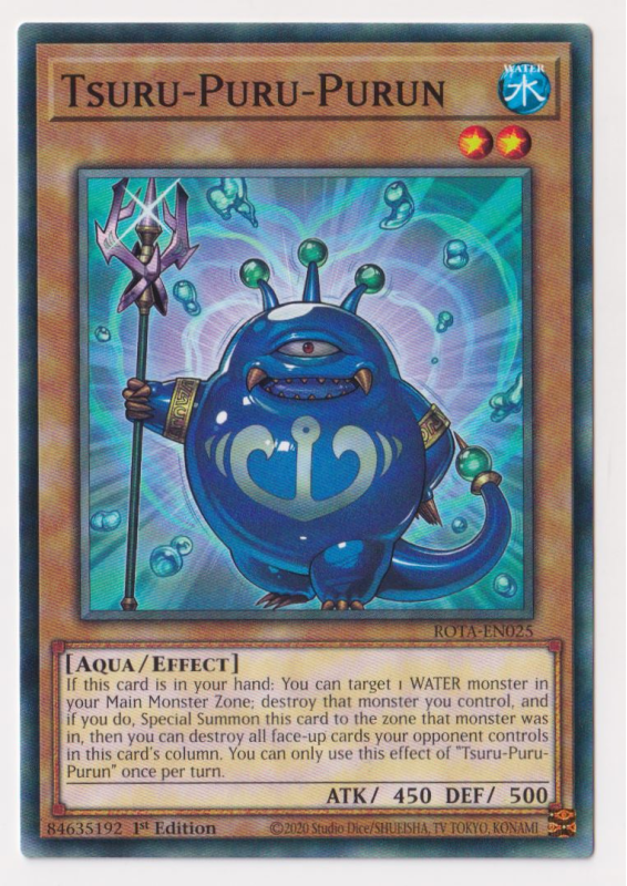 Tsuru-Puru-Purun (Common) : ROTA-EN025 - Yu-Gi-Oh! Single Card Tsuru-Puru-Purun (Common) : ROTA-EN025 - Yu-Gi-Oh! Single Card