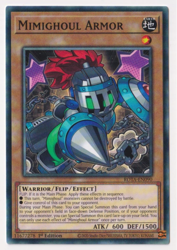 Mimighoul Armor (Common) : ROTA-EN090 - Yu-Gi-Oh! Single Card Mimighoul Armor (Common) : ROTA-EN090 - Yu-Gi-Oh! Single Card