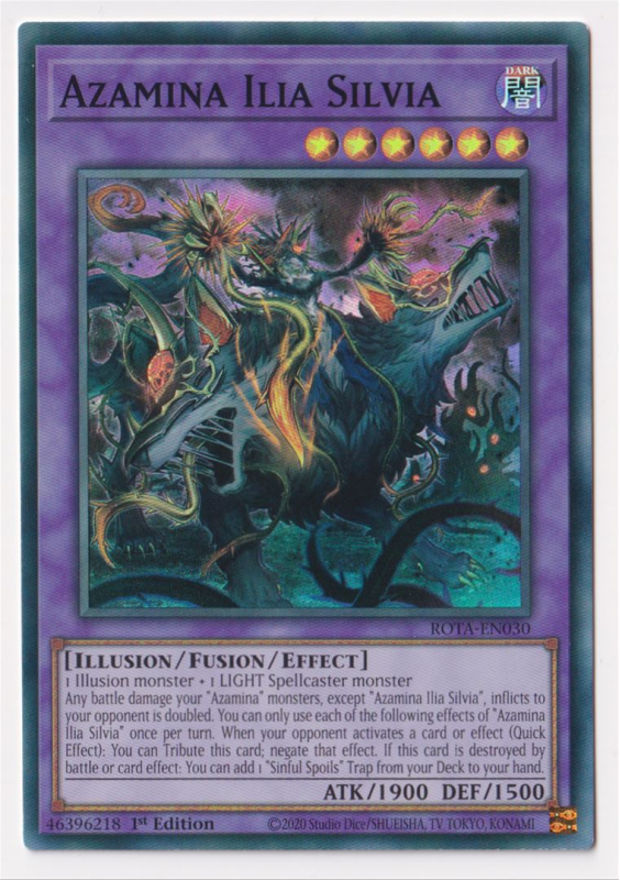 Azamina Ilia Silvia (Super Rare) : ROTA-EN030 - Yu-Gi-Oh! Single Card Azamina Ilia Silvia (Super Rare) : ROTA-EN030 - Yu-Gi-Oh! Single Card