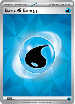 Basic Water Energy single card from Pokemon