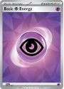 Basic Psychic Energy : SCARLET AND VIOLET - Pokemon Single Card