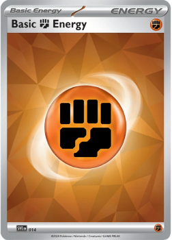 Basic Fighting Energy single card from Pokemon