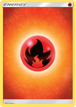 Basic Fire Energy single card from Pokemon