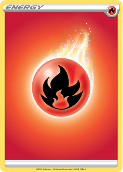 Basic Fire Energy single card from Pokemon