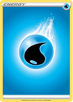 Basic Water Energy single card from Pokemon