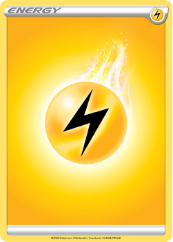 Basic Lightning Energy single card from Pokemon