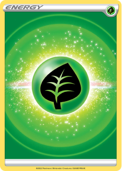 Basic Grass Energy single card from Pokemon
