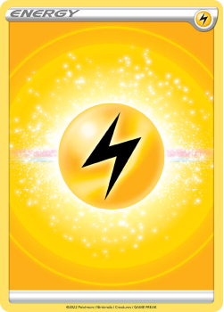 Basic Lightning Energy single card from Pokemon