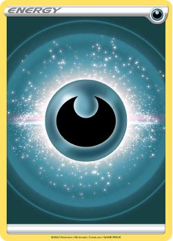 Basic Darkness Energy single card from Pokemon