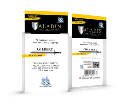 Paladin Board Game Premium Sleeves : Gilbert (55)