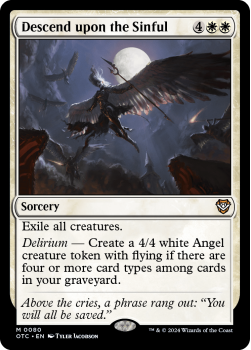 Descend upon the Sinful single card from Magic the Gathering