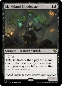 Marshland Bloodcaster single card from Magic the Gathering