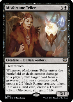 Misfortune Teller single card from Magic the Gathering
