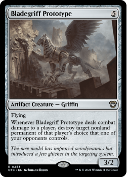 Bladegriff Prototype single card from Magic the Gathering