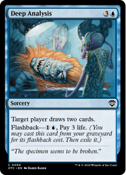 Deep Analysis single card from Magic the Gathering