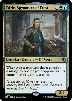 Edric, Spymaster of Trest single card from Magic the Gathering