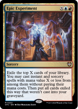 Epic Experiment single card from Magic the Gathering