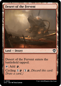 Desert of the Fervent single card from Magic the Gathering