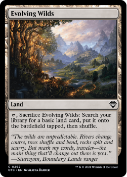 Evolving Wilds single card from Magic the Gathering